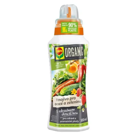 Hnojivo Compo Organic 500 ml pre ovocie a zeleninu