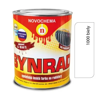 Synrad 1000 0,75 kg farba na radiátory - biela lesklá