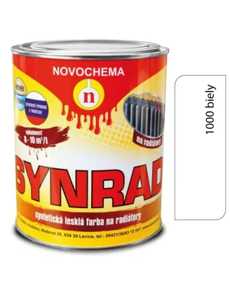 Synrad 1000 0,75 kg farba na radiátory - biela lesklá