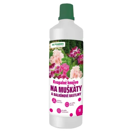 Hnojivo na muškáty, 1 l, AS Garden