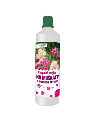 Hnojivo na muškáty, 1 l, AS Garden