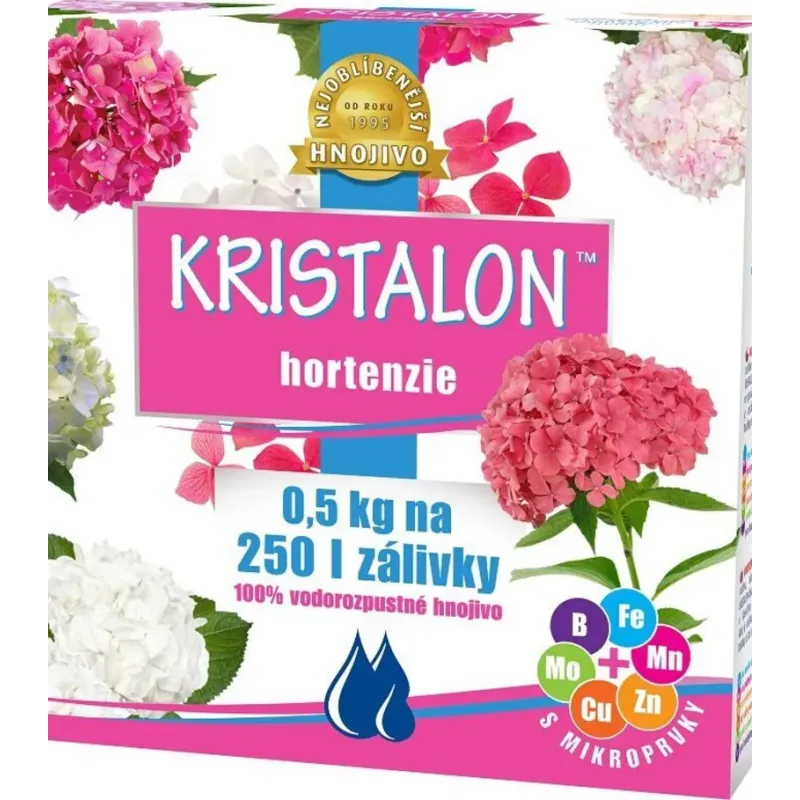 Kristalón 500 g, hortenzie Kristalón 500 g, hortenzie
