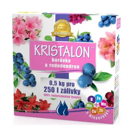 Kristalón 500 g, rododendróny a čučoriedky