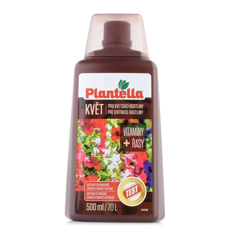 Plantella tekuté hnojivo kvet, 500 ml Plantella tekuté hnojivo kvet, 500 ml