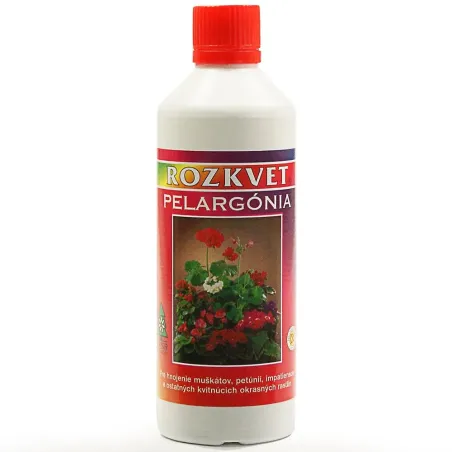Rozkvet pelargónia, 500 ml