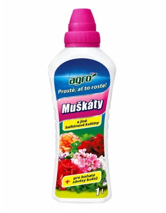 Hnojivo AgroCS muškáty 1 l