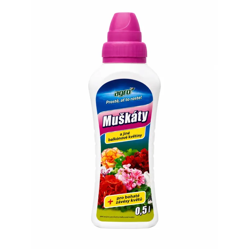 Hnojivo AgroCS 500 ml muškáty