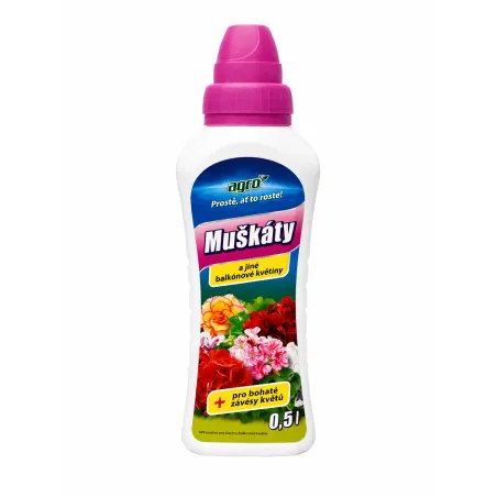 Hnojivo AgroCS 500 ml muškáty