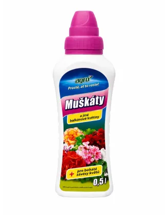 Hnojivo AgroCS 500 ml muškáty