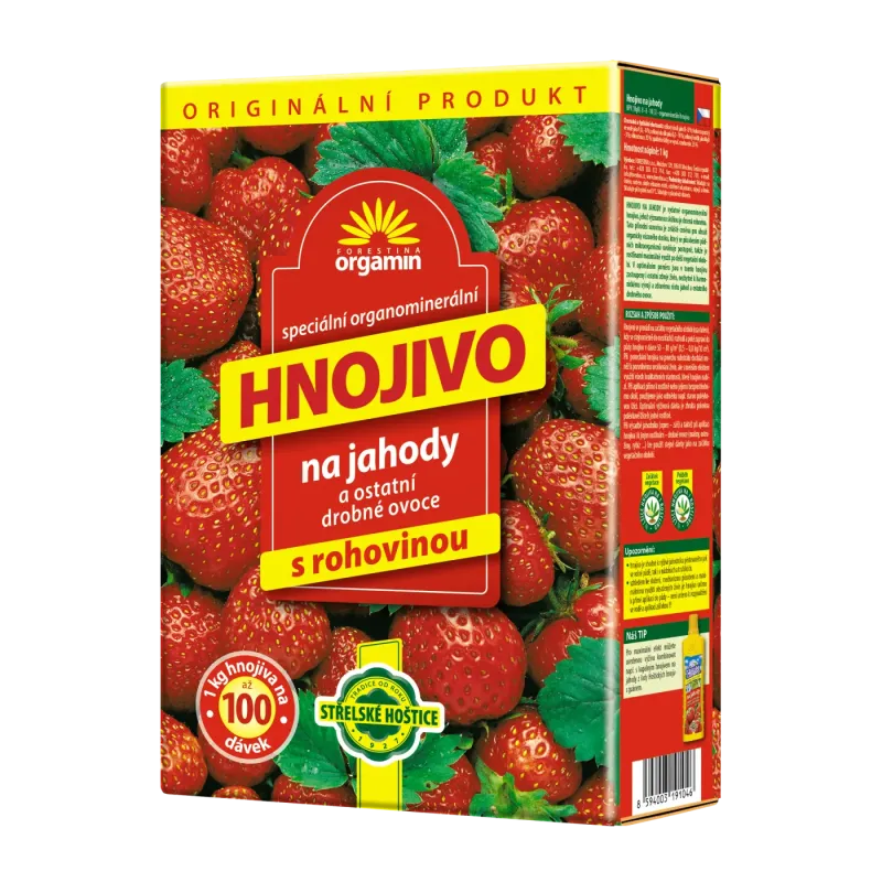 Orgamin 1 kg jahody s rohovinou Biomin