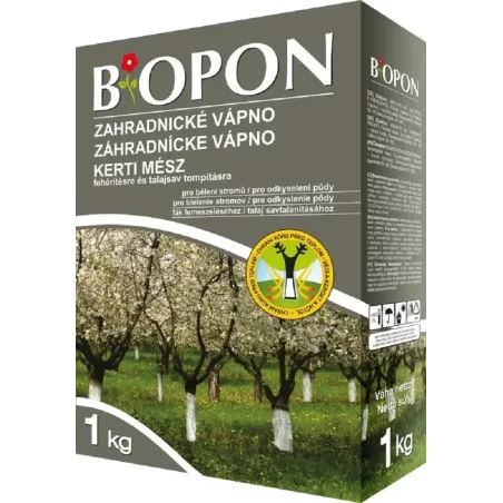 Vápno na kmeňe stromov 1 kg Biopon