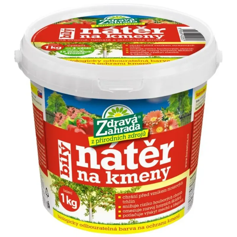 Náter na kmene stromov 1 kg – Zdravá záhrada Náter na kmene stromov 1 kg – Zdravá záhrada