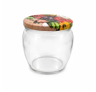 Fľaša na zaváranie TO 550 ml Amfora s uzáverom TW82 8 ks/bal