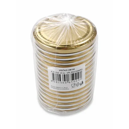 Viečko 68 mm, 0,3 l, balenie 20 ks, Omnia
