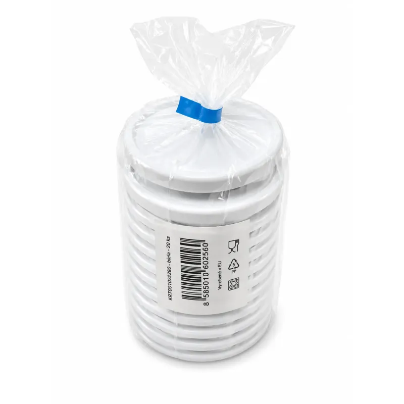 Viečko na zaváraninový pohár TO53, priemer 53 mm, závit, bal. 20 ks