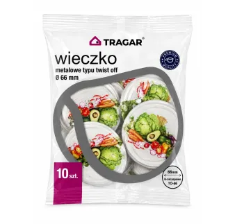 Uzáver Twist 66 0,3 l Zelenina W-02 10 ks/bal