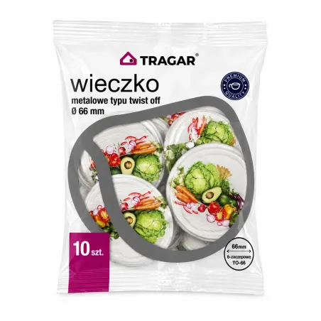 Uzáver Twist 66 0,3 l Zelenina W-02 10 ks/bal