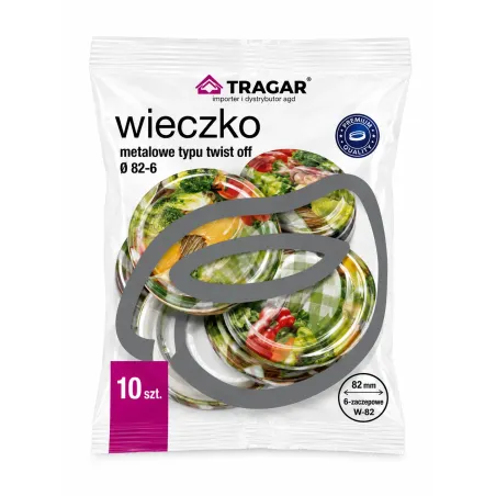 Uzáver Twist 82 0,7 l Zelenina W-09 10 ks/bal