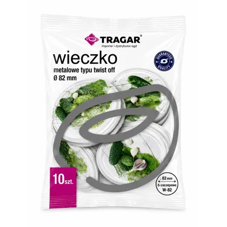 Viečko Twist 82 dekor uhorky 10 ks
