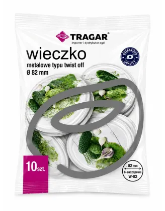 Viečko Twist 82 dekor uhorky 10 ks