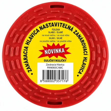 Hlavica zaváracia, guľôčková, 3-stupne