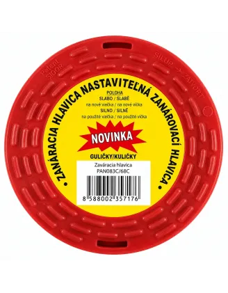 Hlavica zaváracia, guľôčková, 3-stupne