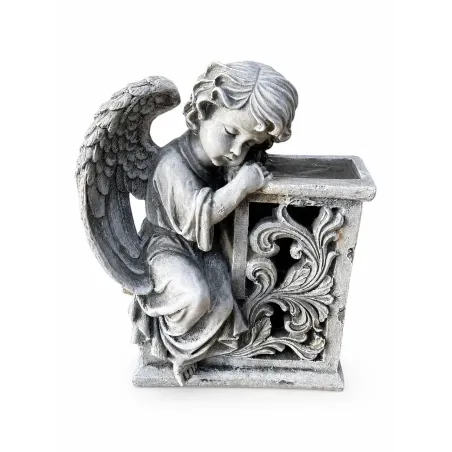 Solárny anjel, polyresin, 26 cm