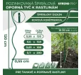 Tyč GS2 1200/5,5 mm, špirálová, drôtená, zelená, oporná k rastlinám a paradajkám Tyč GS2 1200/5,5 mm, špirálová, drôtená, zelená, oporná k rastlinám a paradajkám