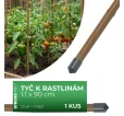 Tyč Garden TY 11/900 mm, oceľ/plast, hnedá, oporná k rastlinám a paradajkám