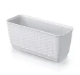 Truhlík Ratolla P s miskou 30, 40, 50, 60 cm biely