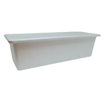 Truhlík Fulia 40 a 50 cm biely