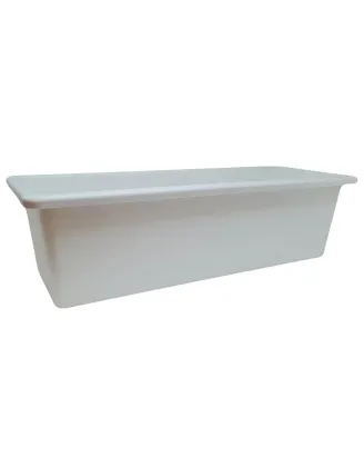 Truhlík Fulia 40 a 50 cm biely