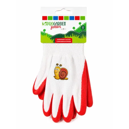 Rukavice záhradné, detské, dĺžka 21 cm, slimáčik