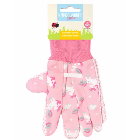 Rukavice záhradné detské 18 cm, jednorožce