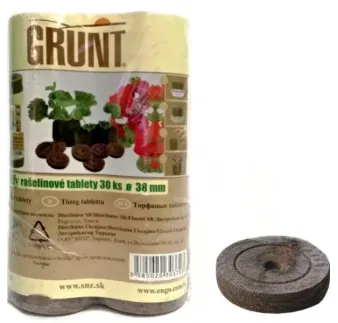 Jiffy tablety 38 mm 30 ks balenie
