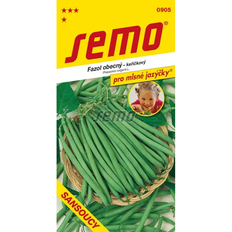 Fazuľa kríčková zelená Gusty (Sansoucy) 7 g Semo Fazuľa kríčková zelená Gusty (Sansoucy) 7 g Semo