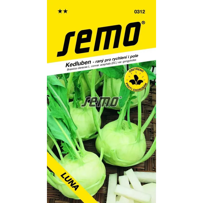 Kaleráb skorý biely Luna