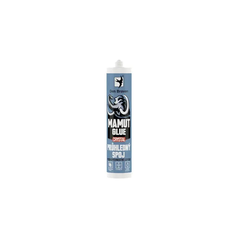 Montážne lepidlo Debbex Mamut Glue Crystal priehľadné 290 ml Montážne lepidlo Debbex Mamut Glue Crystal priehľadné 290 ml