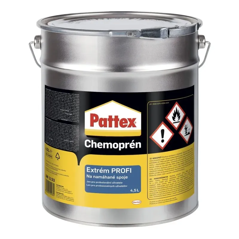 Chemoprén 4,5 l Extrém Profi - Lepidlo na namáhané spoje Pattex Chemoprén 4,5 l Extrém Profi - Lepidlo na namáhané spoje Pattex