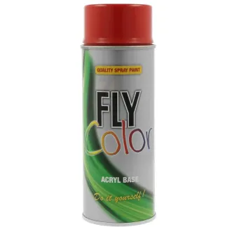 FLY Color signálna červená RAL3001 400 ml