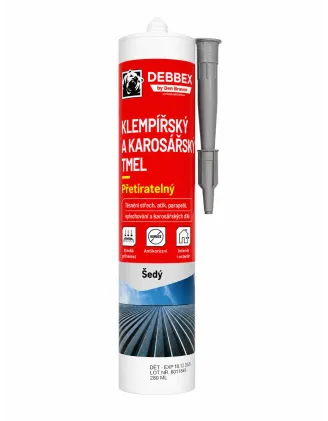 Tmel klampiarsky a karosárský Debbex 280 ml sivý