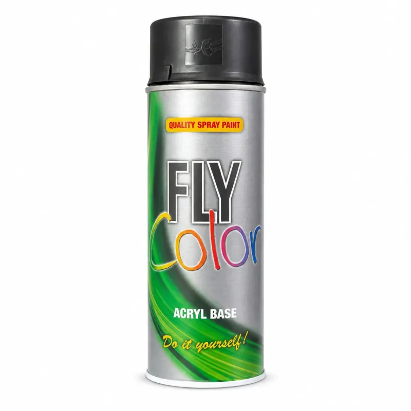 FLY Color čierna matná RAL9005 400 ml FLY Color čierna matná RAL9005 400 ml
