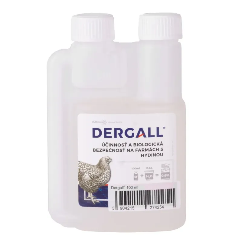 Dergall® 100 ml, prostriedok proti parazitom, na hydinu Dergall® 100 ml, prostriedok proti parazitom, na hydinu