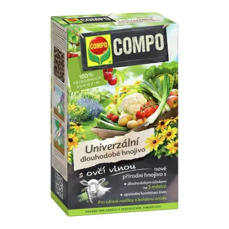 Compo Univerzálne dlhodobé hnojivo s ovčou vlnou 750 g