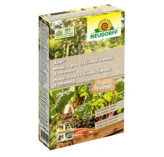Hnojivo Azet Neudorff pre vyvýšené záhony a zeleninu 1 kg