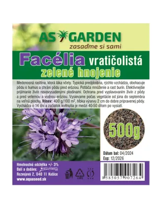 Facelia 500 g AS Garden