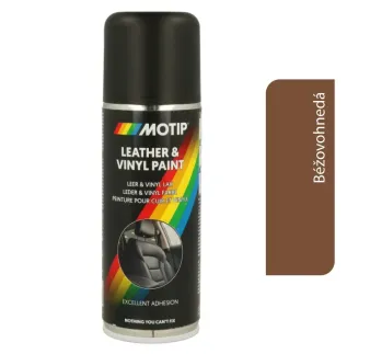 Motip Sprej na kožu a autosedačky 200 ml - béžovohnedá matná