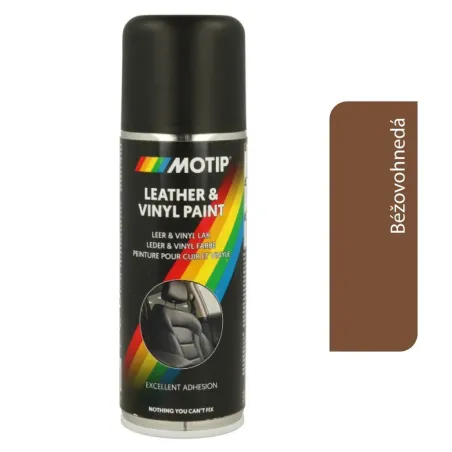 Motip Sprej na kožu a autosedačky 200 ml - béžovohnedá matná