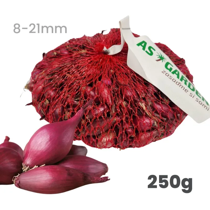 Cibuľa sadzačka Akado ozimná červená 250 g 8-21 mm Cibuľa sadzačka Akado ozimná červená 250 g 8-21 mm