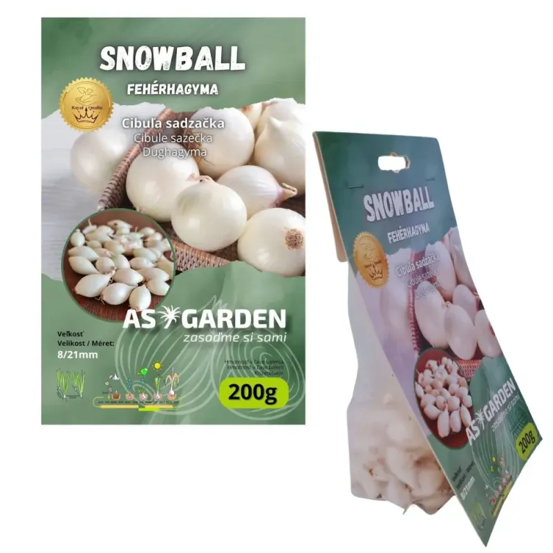 Cibuľa sadzačka s obrázkom Snowball 200 g 8-21 mm